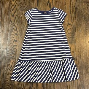Tea navy/white stripe knit dress size 8